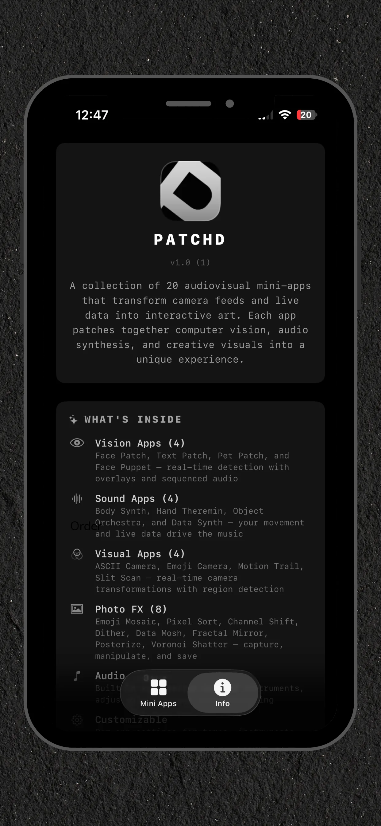 Patchd iPhone screenshot 7
